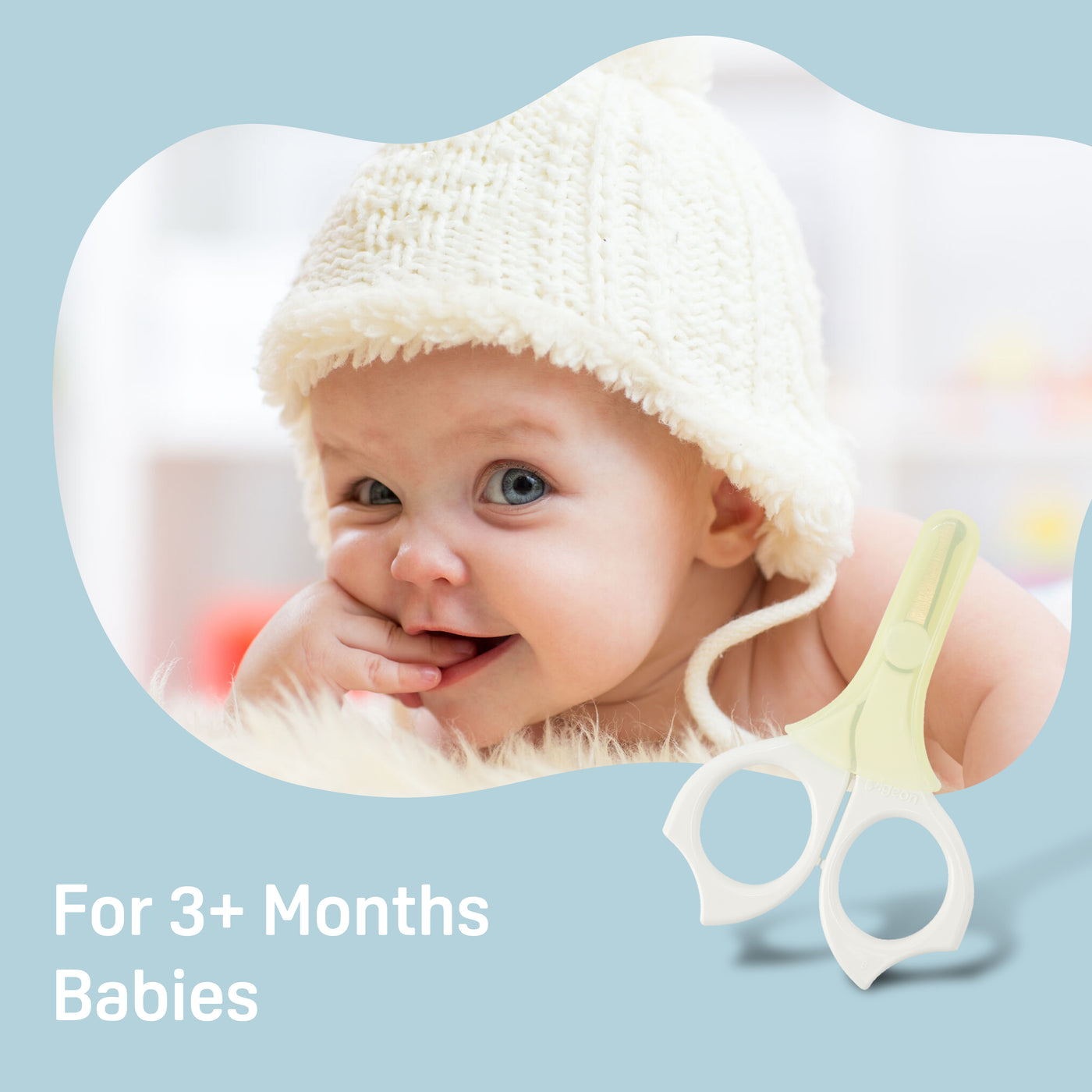 Baby Nail Scissors with Rounded Tip, 3 Months-2