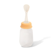 Pigeon Baby Weaning Spoon with Squeeze Bottle with Cleaning Brush 4 Oz(6 Months+)-1