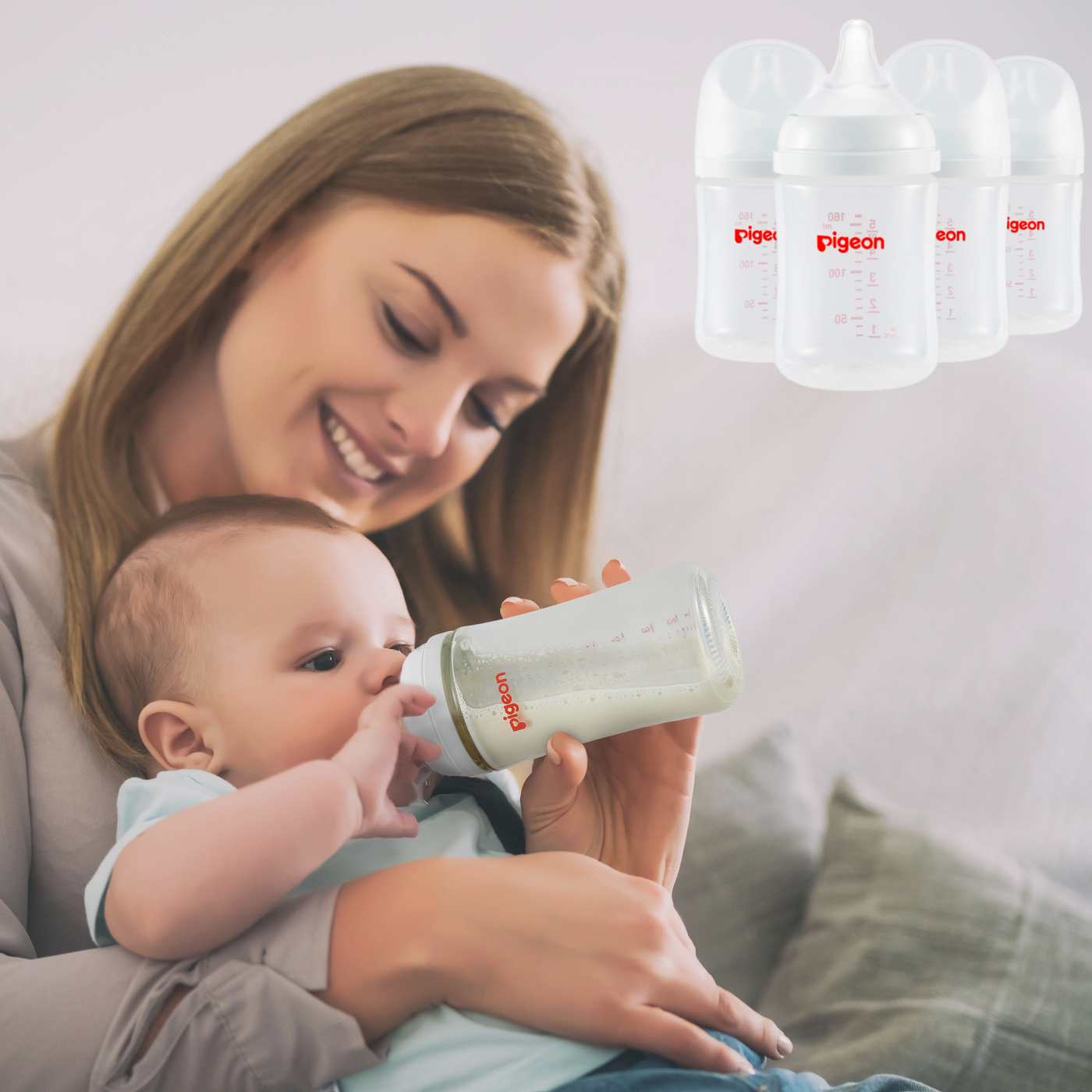 PP Wide Neck Soft Touch Baby Bottle 4 packs, 5.4 Oz-8