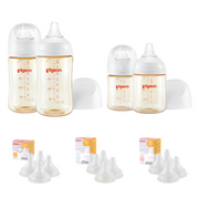 PPSU Wide Neck Baby Bottle Bundle for Newborn(0~3+ m)-1