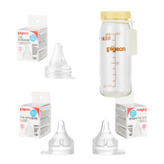 Preemie Glass Bottle 3.38 Oz+Preemie Nipples Set-1