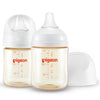 PPSU Wide Neck Baby Bottle for Newborns 2 Packs,5.4 Oz